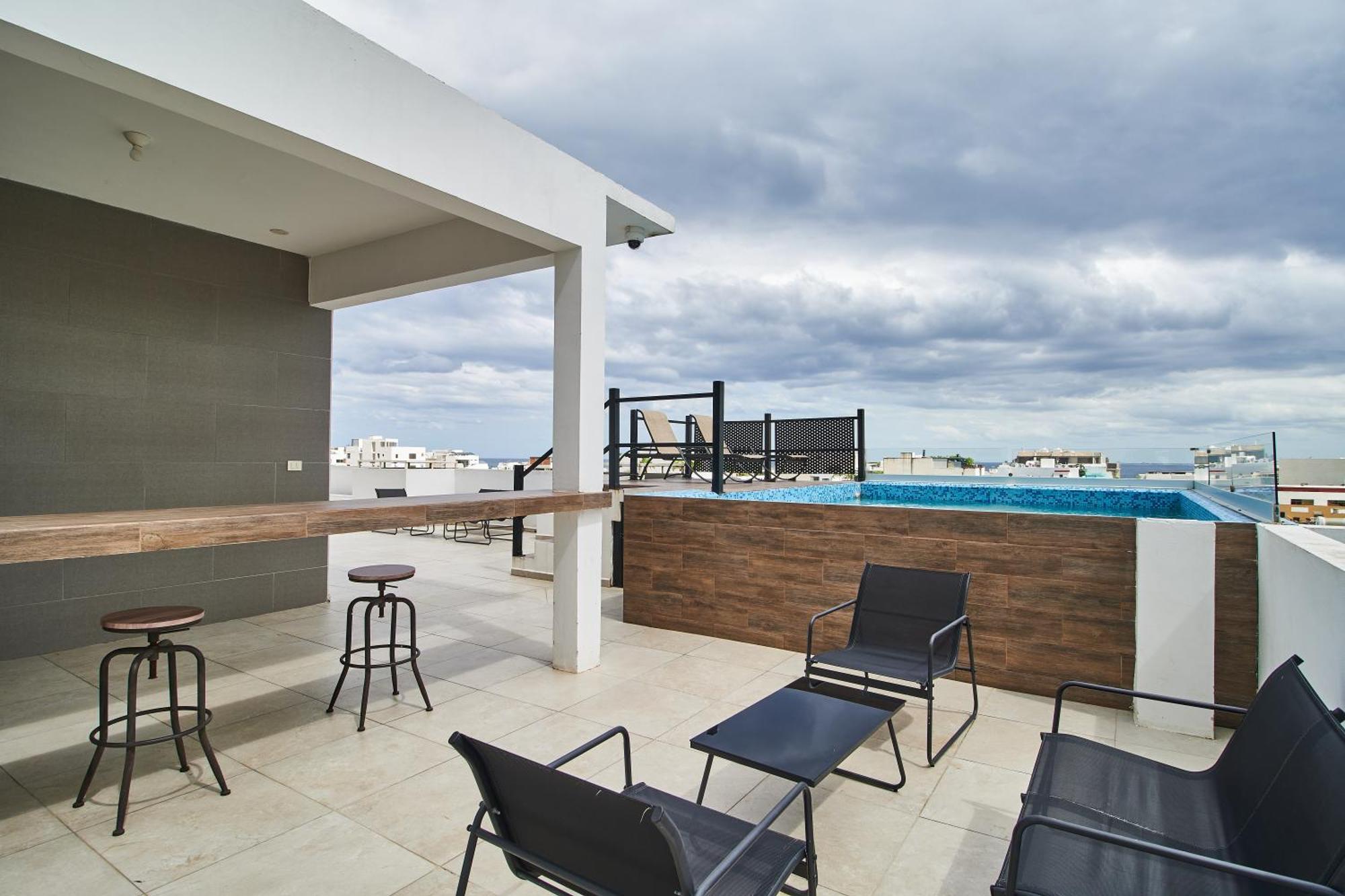 Torre 42 Playa Del Carmen By Lockey公寓式酒店 外观 照片